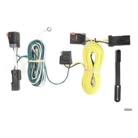 CURT 4-Flat Wire Harness — 2005-2014 Chrysler & Dodge - CUR-55534 - Absolute Autoguard