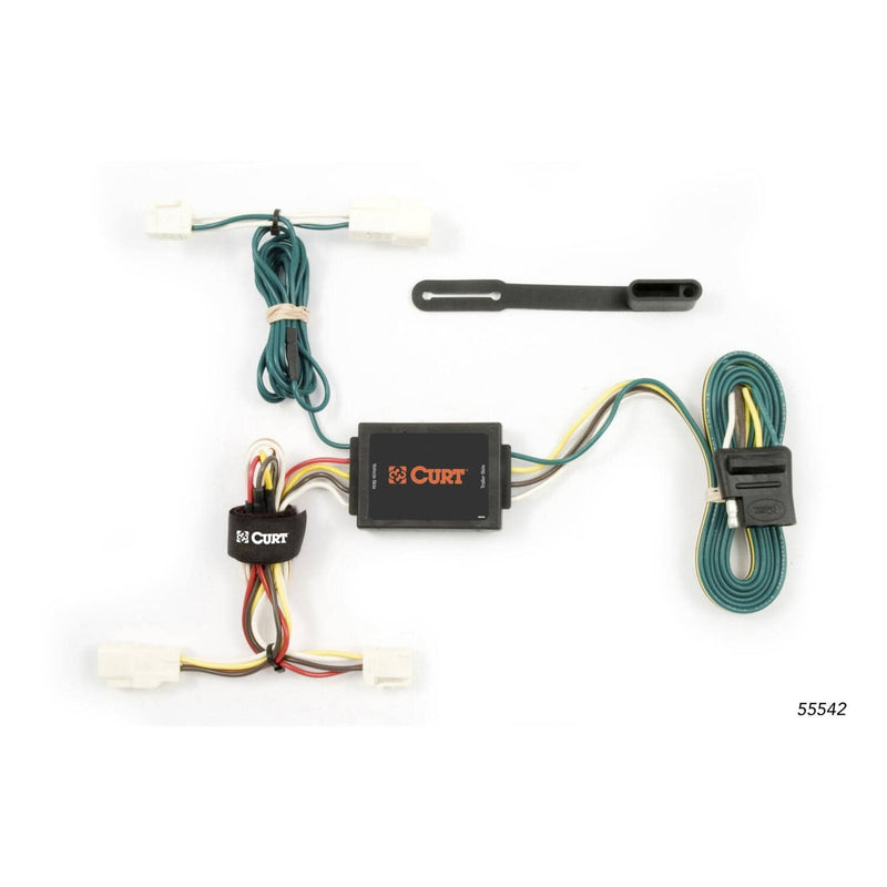 Load image into Gallery viewer, CURT 4-Flat Custom Wiring — 2003-2013 Toyota Corolla - CUR-55542 - Absolute Autoguard
