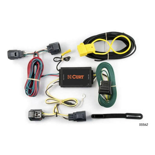 CURT 4-Flat Custom Wiring — 2005-2008 Dodge Magnum - CUR-55562 - Absolute Autoguard