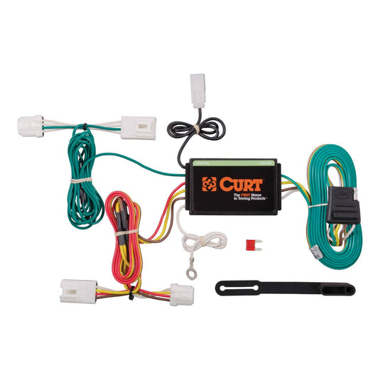 CURT 4-Flat Custom Wiring — 2003-2014 Nissan Murano - CUR-55571 - Absolute Autoguard