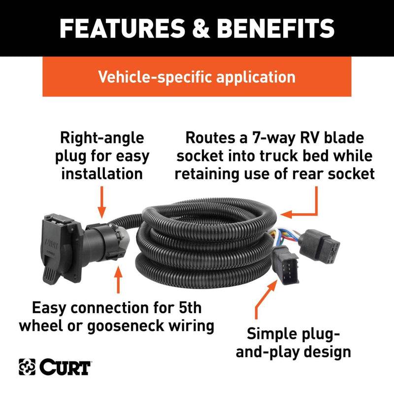 Load image into Gallery viewer, CURT 5TH Wheel OEM Extension Dodge 10FT — 1995-2010 Dodge - CUR-56001 - Absolute Autoguard

