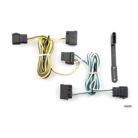 CURT 4-Flat Custom Wiring — 2004-2014 Ford E-150/E-250/E-350 Super Duty - CUR-56020 - Absolute Autoguard