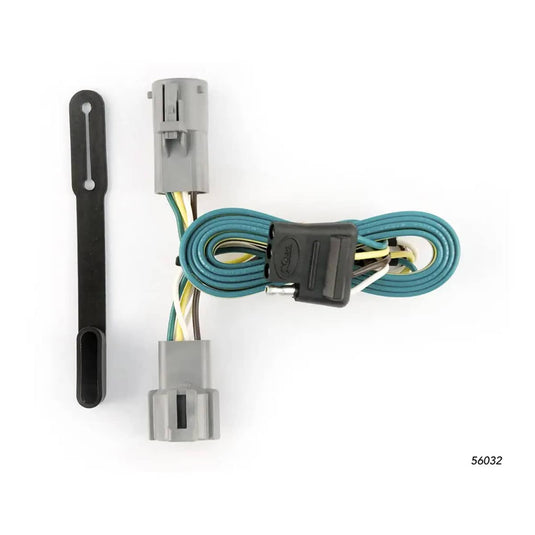 CURT Custom Wiring Harness, 4-Way Flat - 2003-2007 Ford F-250 Super Duty/F-350 Super Duty