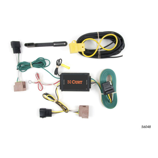 CURT 4-Flat Custom Wiring — 2006-2012 Ford Fusion - CUR-56048 - Absolute Autoguard