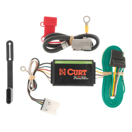 CURT 4-Flat Custom Wiring — 2007-2013 Mitsubishi Outlander - CUR-56102 - Absolute Autoguard