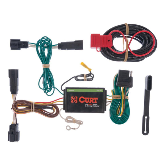 CURT 4-Flat Custom Wiring — 2011-2014 Ford Edge - CUR-56120 - Absolute Autoguard