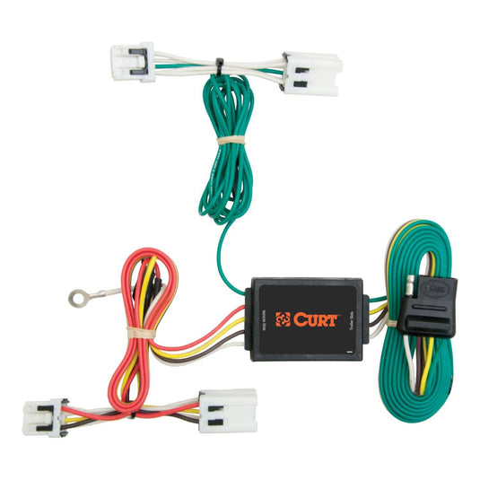 CURT 4-Flat Custom Wiring — 2011-2017 Nissan Juke - CUR-56124 - Absolute Autoguard