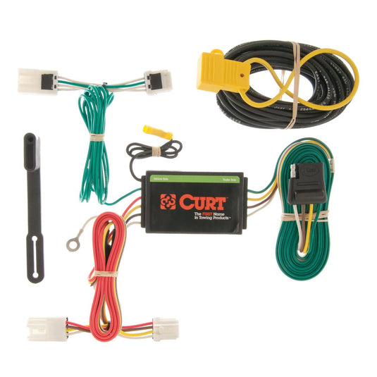 CURT 4-Flat Custom Wiring — 2010-2019 Mitsubishi Lancer/Outlander Sport/RVR - CUR-56127 - Absolute Autoguard