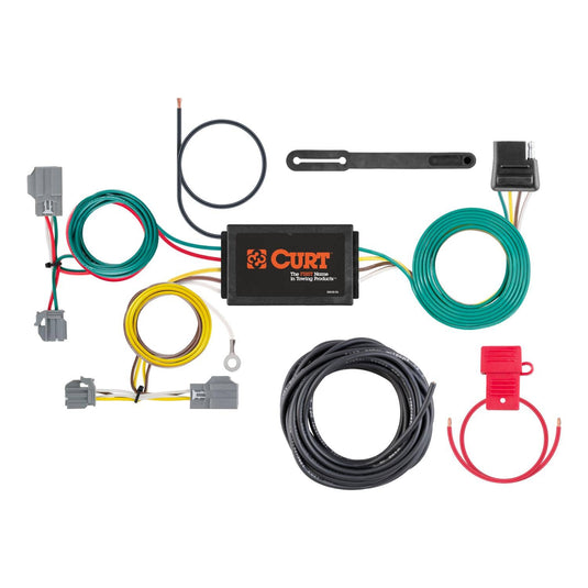 CURT 4-Flat Custom Wiring — 2012-2018 Ford Focus - CUR-56138 - Absolute Autoguard