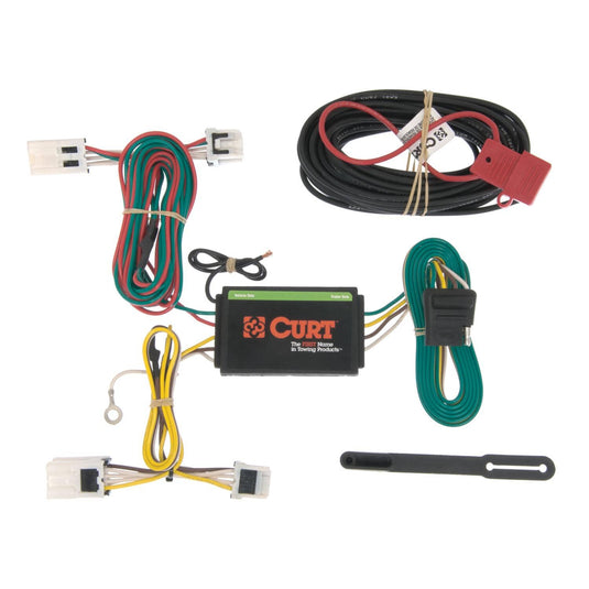 CURT 4-Flat Custom Wiring — 2012-2021 Nissan NV1500/NV2500/NV3500 - CUR-56148 - Absolute Autoguard
