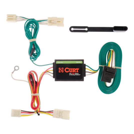 CURT 4-Flat Custom Wiring — 2012-2017 Kia Rio - CUR-56157 - Absolute Autoguard