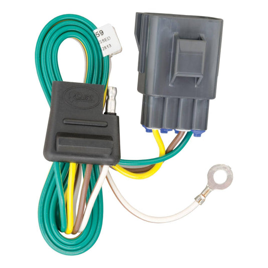 CURT 4-Flat Custom Wiring — 2012-2015 Land Rover Range Rover Evoque - CUR-56159 - Absolute Autoguard