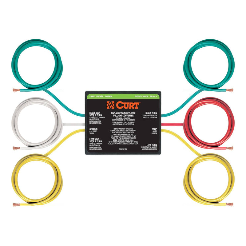 Load image into Gallery viewer, CURT 2-to-3-Wire Taillight Converter

