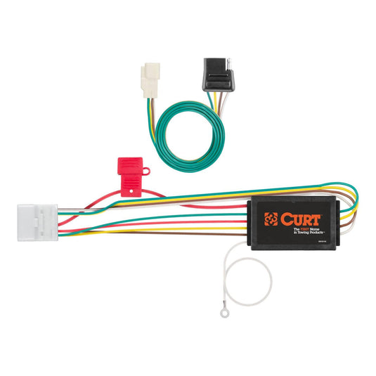 CURT 4-Flat Custom Wiring — 2008-2021 Lexus & Toyota - CUR-56217 - Absolute Autoguard