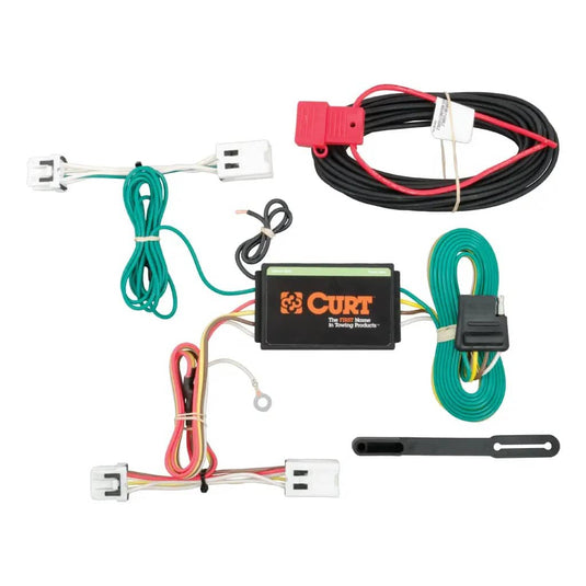CURT 4-Flat Custom Wiring — 2011-2025 Nissan LEAF - CUR-56227 - Absolute Autoguard