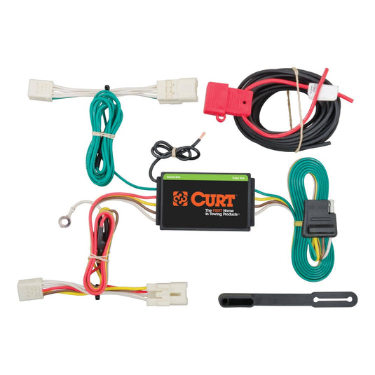 CURT 4-Flat Custom Wiring — 2014-2022 Hyundai Elantra/Elantra GT/Ioniq - CUR-56233 - Absolute Autoguard