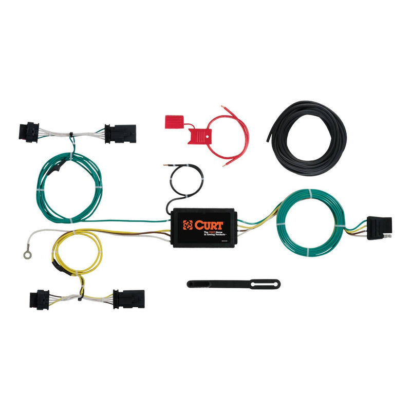 Load image into Gallery viewer, CURT 4-Flat Custom Wiring — 2015-2023 Jeep Renegade - CUR-56274 - Absolute Autoguard
