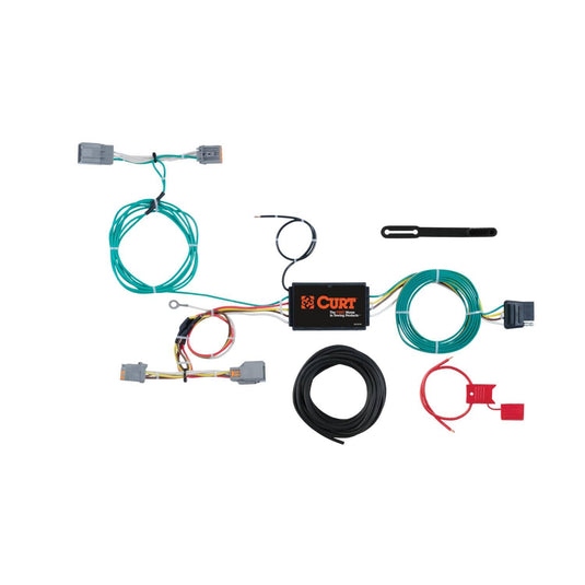 CURT 4-Flat Custom Wiring — 2015-2018 Volvo V60/V60 Cross Country - CUR-56287 - Absolute Autoguard