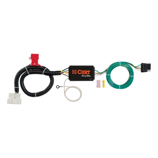 CURT 4-Flat Custom Wiring — 2016-2025 Honda Passport/Pilot - CUR-56291 - Absolute Autoguard