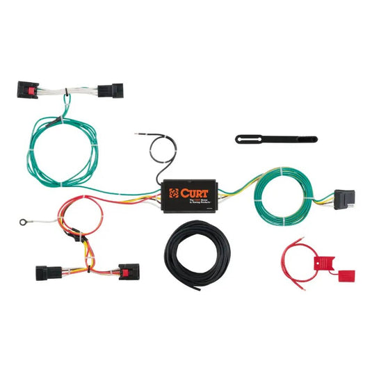 CURT 4-Flat Custom Wiring — 2015-2019 Land Rover Discovery Sport - CUR-56297 - Absolute Autoguard