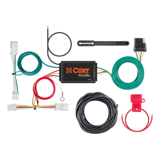 CURT 4-Flat Custom Wiring — 2016-2019 Honda Civic - CUR-56324 - Absolute Autoguard