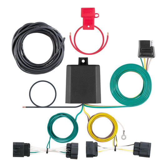 CURT 4-Flat Custom Wiring — 2014-2026 Dodge Durango - CUR-56336 - Absolute Autoguard
