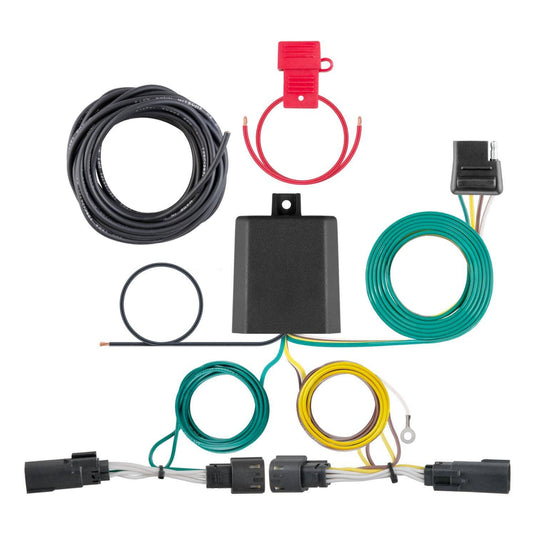 CURT 4-Flat Custom Wiring — 2009-2019 Ford Flex - CUR-56343 - Absolute Autoguard