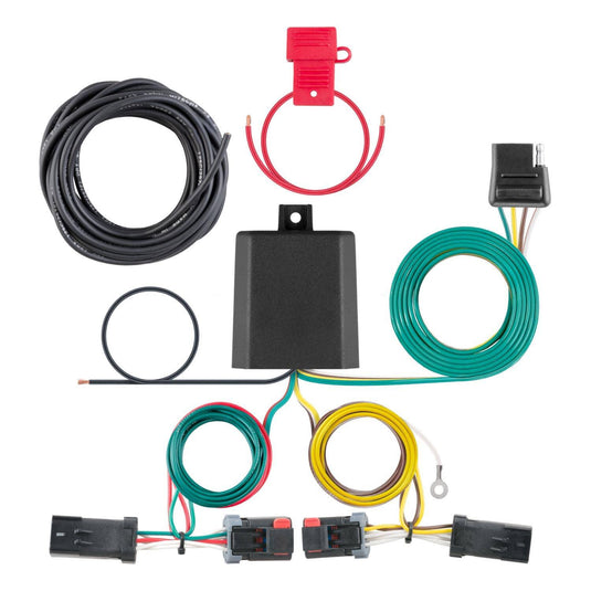 CURT 4-Flat Custom Wiring — 2011-2016 Jeep Compass - CUR-56344 - Absolute Autoguard