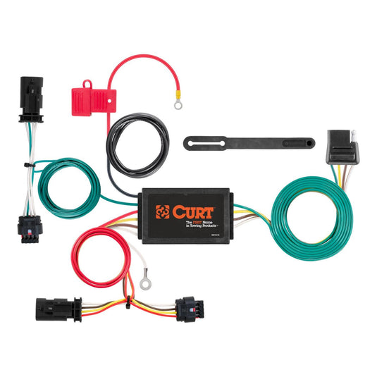 CURT 4-Flat Custom Wiring — 2017-2019 Chevrolet Cruze - CUR-56354 - Absolute Autoguard