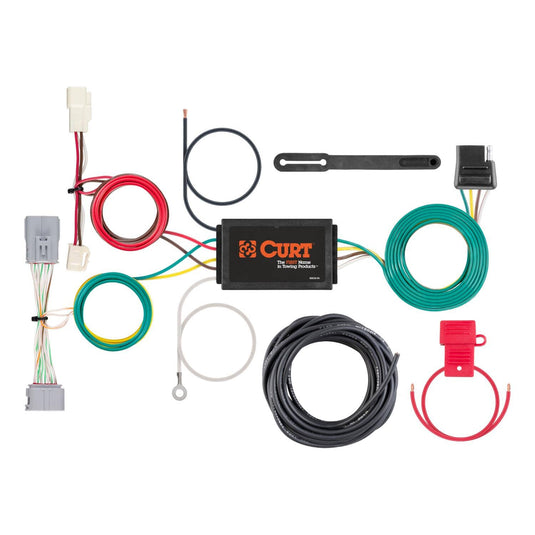 CURT 4-Flat Custom Wiring — 2017-2022 Toyota Prius Prime - CUR-56371 - Absolute Autoguard