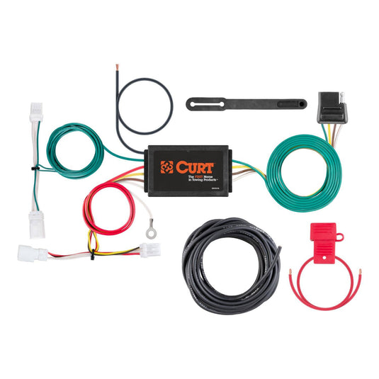 CURT 4-Flat Custom Wiring — 2017-2022 Kia Niro - CUR-56376 - Absolute Autoguard