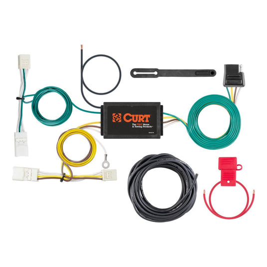 CURT 4-Flat Custom Wiring — 2017-2022 Hyundai Ioniq - CUR-56381 - Absolute Autoguard