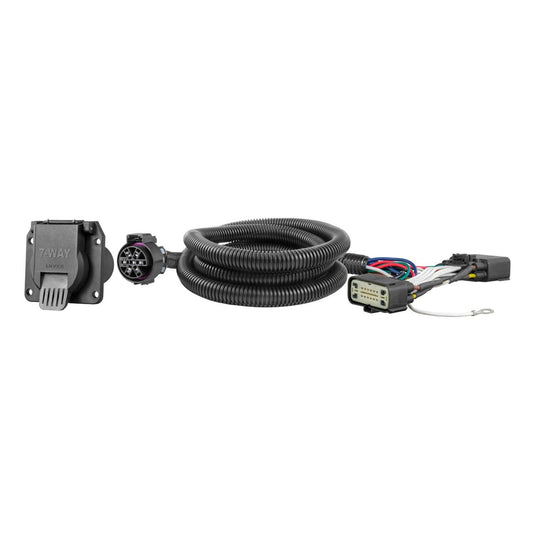 CURT 4-Flat Custom Wiring — 2015-2020 Ford F-150 - CUR-56413 - Absolute Autoguard