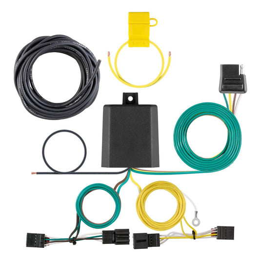CURT 4-Flat Custom Wiring Tiguan — 2012-2017 Volkswagen Tiguan - CUR-56422 - Absolute Autoguard