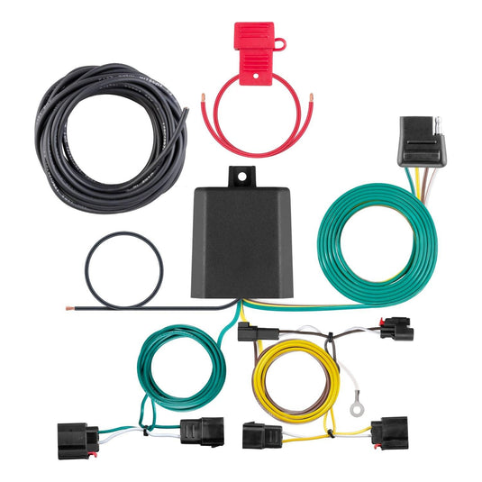 CURT 4-Flat Custom Wiring — 2014-2022 Jeep Grand Cherokee/Grand Cherokee WK - CUR-56426 - Absolute Autoguard
