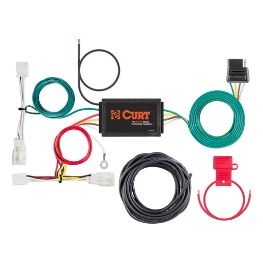 CURT 4-Flat Custom Wiring — 2013-2022 Lexus ES/ES Hybrid - CUR-56430 - Absolute Autoguard