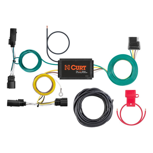 CURT 4-Flat Custom Wiring — 2019 Ford Escape - CUR-56432 - Absolute Autoguard
