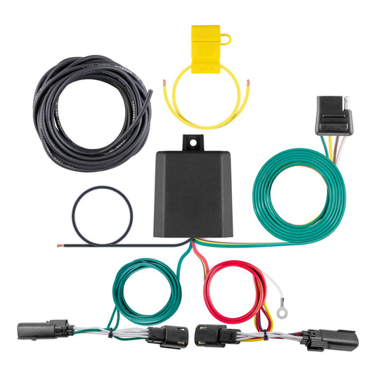 CURT 4-Flat Custom Wiring — 2020-2022 Ford Escape - CUR-56448 - Absolute Autoguard