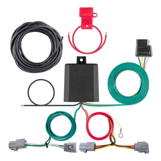 CURT 4-Flat Custom Wiring — 2020-2021 Toyota Highlander - CUR-56452 - Absolute Autoguard