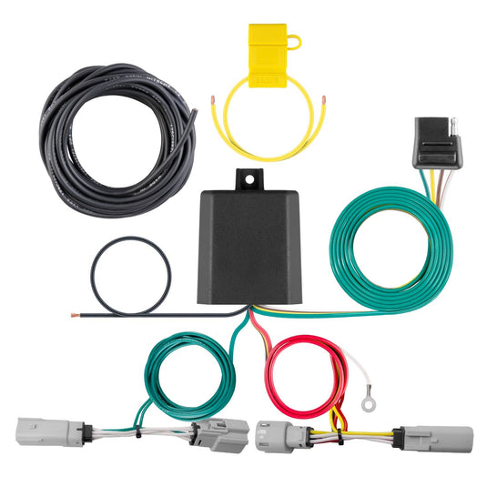 CURT 4-Flat Custom Wiring — 2020-2026 Lincoln Aviator - CUR-56453 - Absolute Autoguard