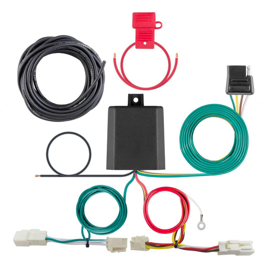 CURT 4-Flat Custom Wiring — 2020-2025 Toyota Corolla - CUR-56454 - Absolute Autoguard