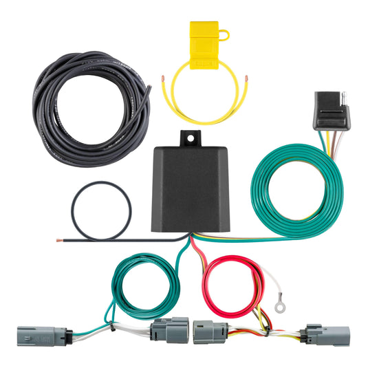 CURT 4-Flat Custom Wiring — 2021-2026 Ford Bronco Sport - CUR-56462 - Absolute Autoguard
