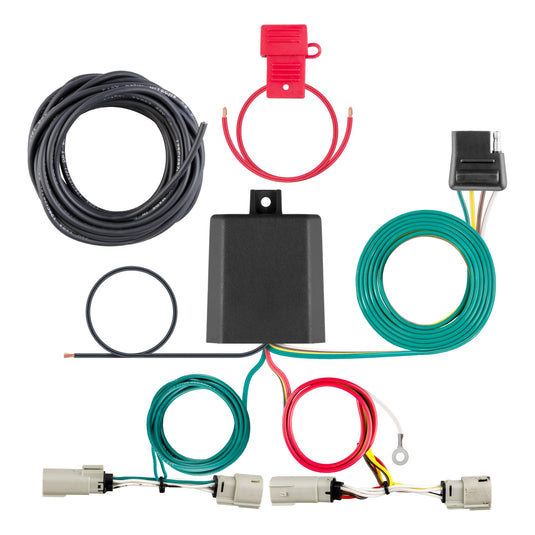 CURT 4-Flat Custom Wiring — 2021-2026 Ford Bronco - CUR-56468 - Absolute Autoguard