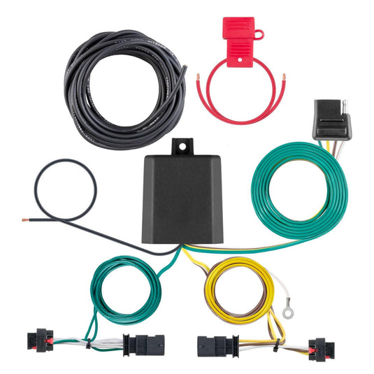 CURT 4-Way Flat Output Custom Wiring — 2022-2026 Jeep Compass - CUR-56472 - Absolute Autoguard