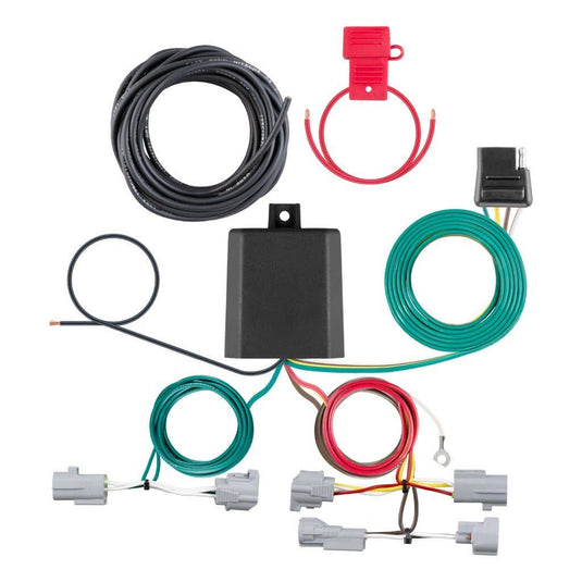 CURT 4-Flat Custom Wiring — 2022-2025 Toyota Corolla Cross - CUR-56479 - Absolute Autoguard