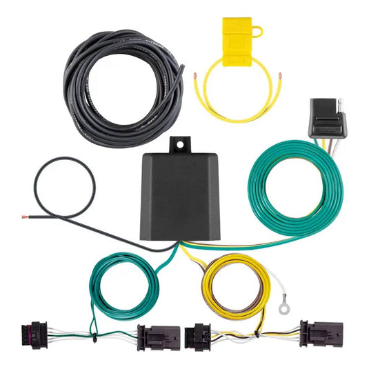 CURT 4-Flat Custom Wiring — 2020-2023 Tesla 3 - CUR-56549 - Absolute Autoguard