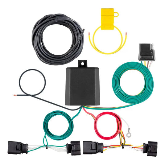 CURT 4-Flat Custom Wiring — 2019-2026 Volkswagen Jetta - CUR-56555 - Absolute Autoguard