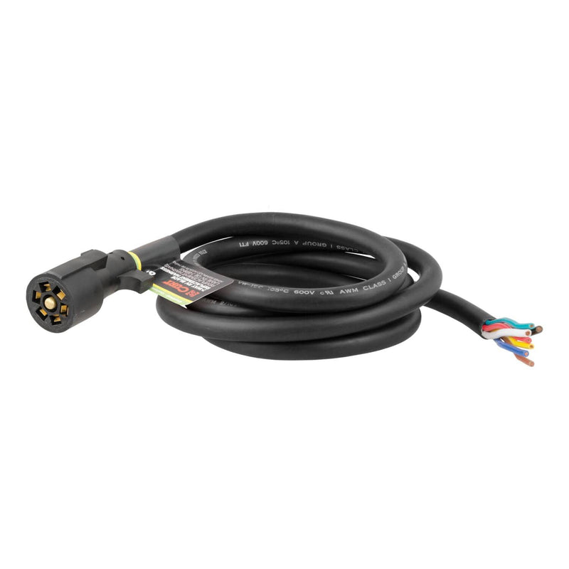 Load image into Gallery viewer, CURT Replacement 7-Way RV Blade with 8' Wires (Trailer Side)
