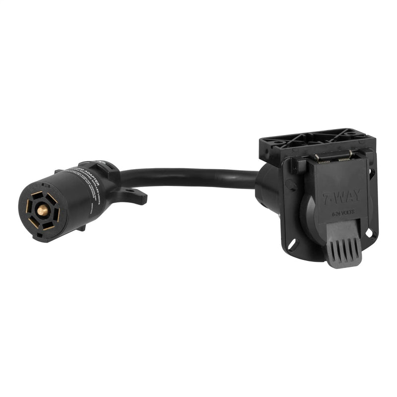 Load image into Gallery viewer, CURT 7-Way RV Blade LED Electrical Adapter (Not a Wiring Extension)
