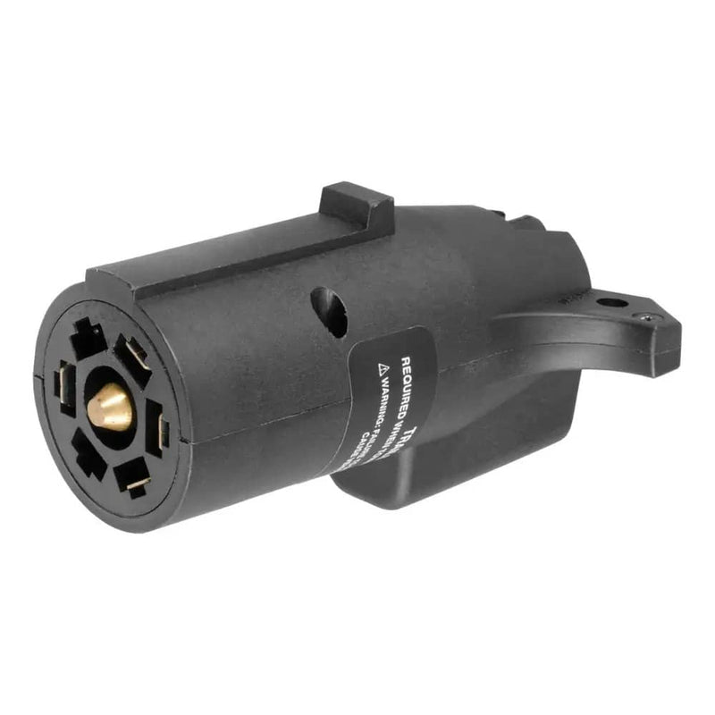 Load image into Gallery viewer, CURT LED Electrical Adapter (7-Way RV Blade Vehicle to 4 or 5-Way Flat Trailer)
